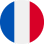 Flaga Francji w kółeczku